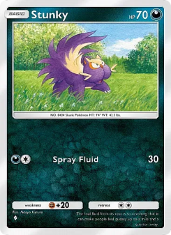 Stunky - pokemon TCG Card