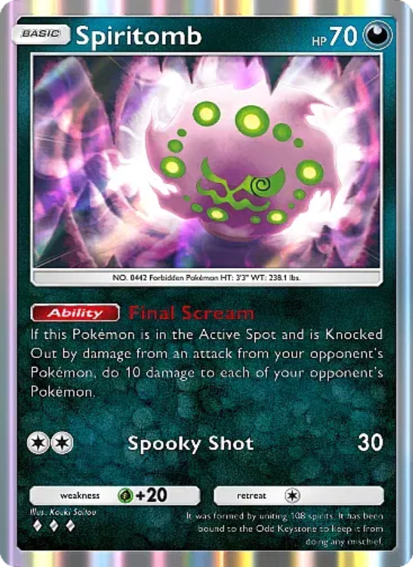Spiritomb - Pokémon TCG Card