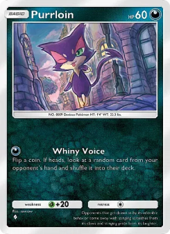 Purrloin - pokemon TCG Card