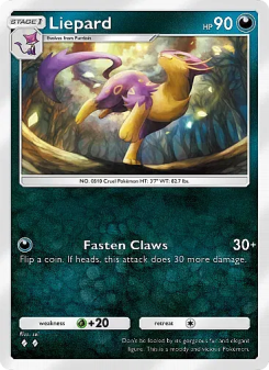 Liepard - pokemon TCG Card