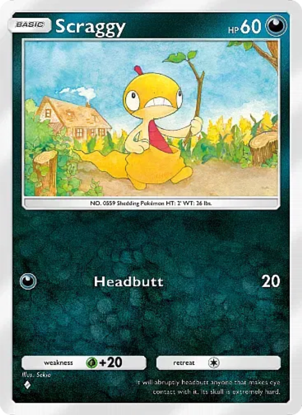 Scraggy - Pokémon TCG Card