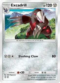Excadrill - pokemon TCG Card