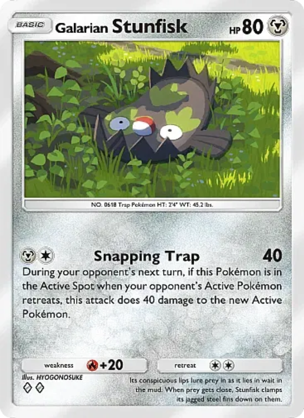 Galarian Stunfisk - Pokémon TCG Card