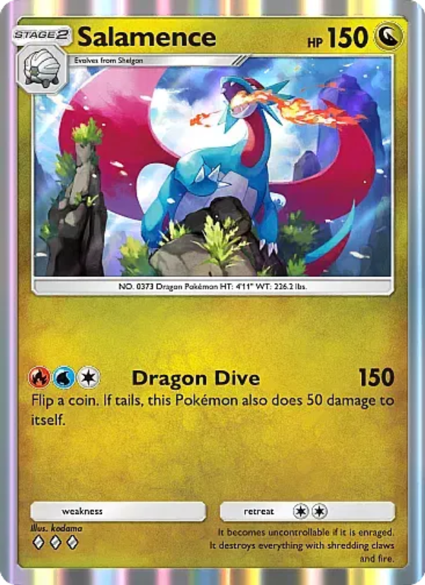 Salamence - Pokémon TCG Card
