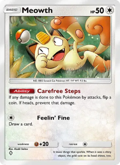 Meowth - pokemon TCG Card