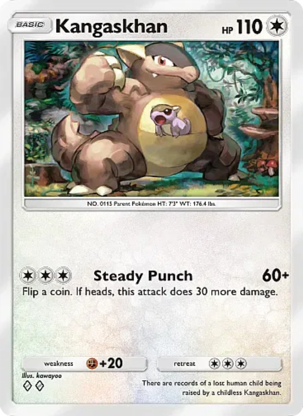 Kangaskhan - Pokémon TCG Card