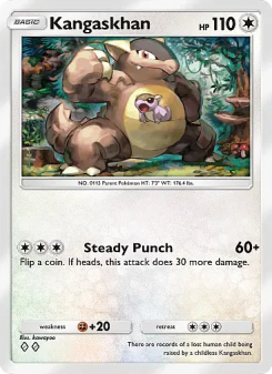 Kangaskhan - pokemon TCG Card