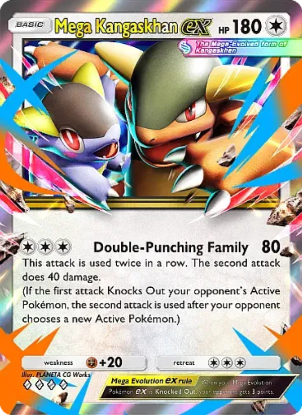 Mega Kangaskhan ex - Pokémon TCG Card