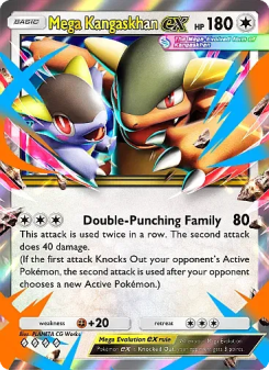 Mega Kangaskhan ex - pokemon TCG Card