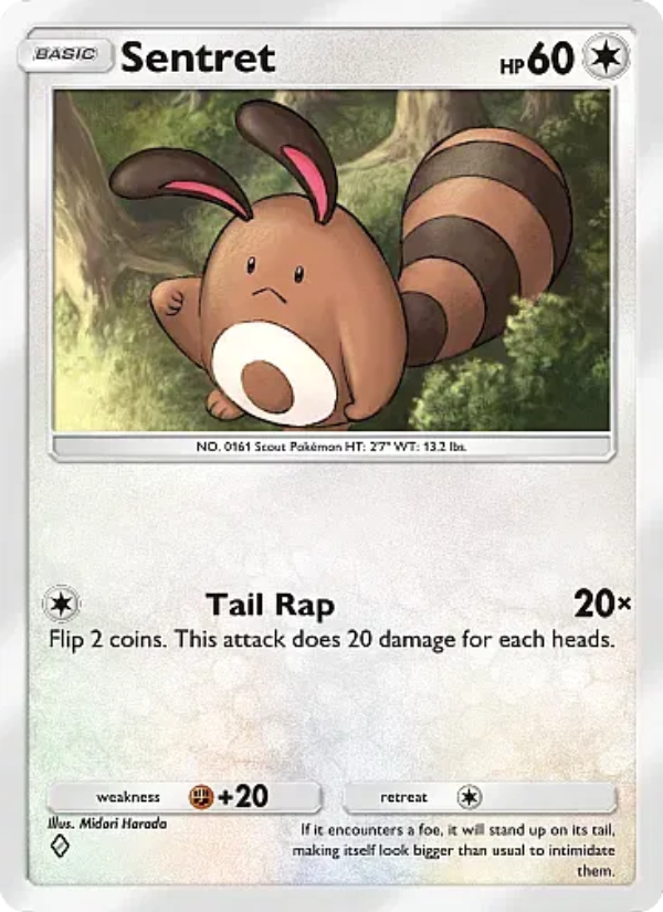 Sentret - Pokémon TCG Card