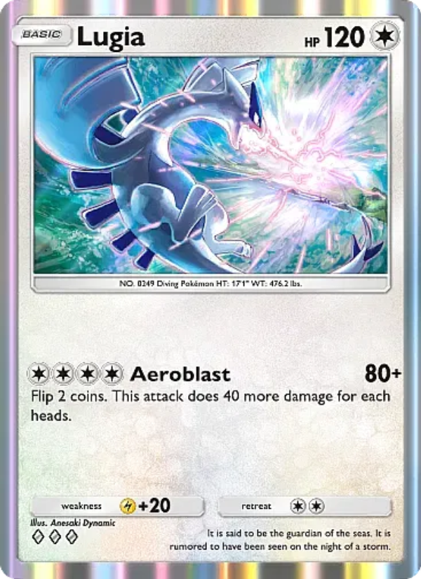 Lugia - Pokémon TCG Card