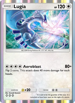 Lugia - pokemon TCG Card