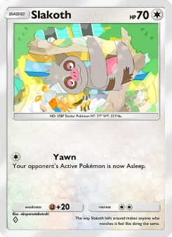 Slakoth - pokemon TCG Card