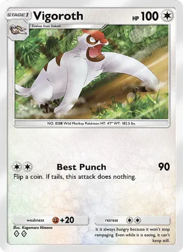 Vigoroth - Pokémon TCG Card