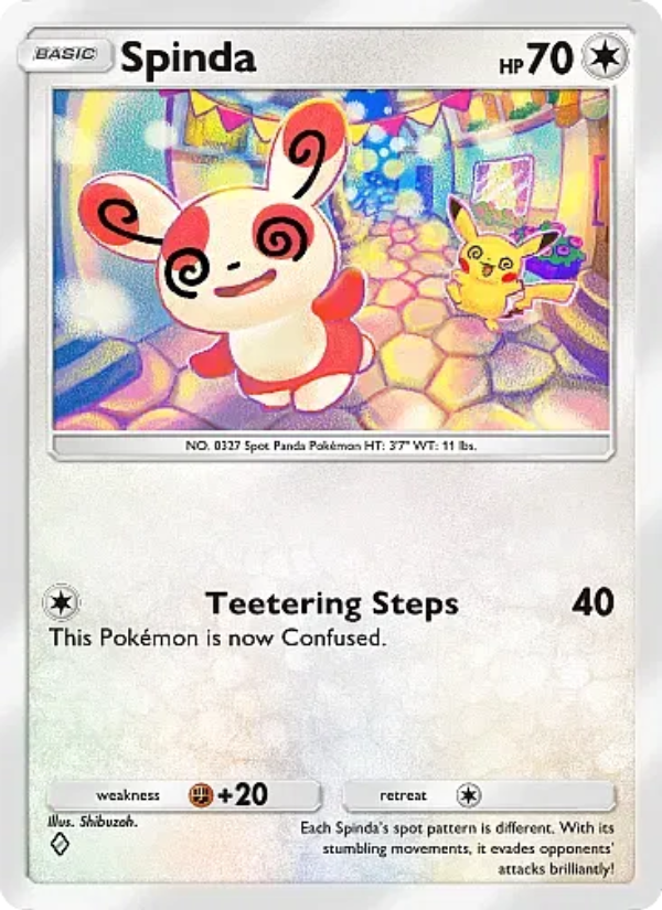 Spinda - Pokémon TCG Card
