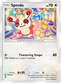Spinda - pokemon TCG Card