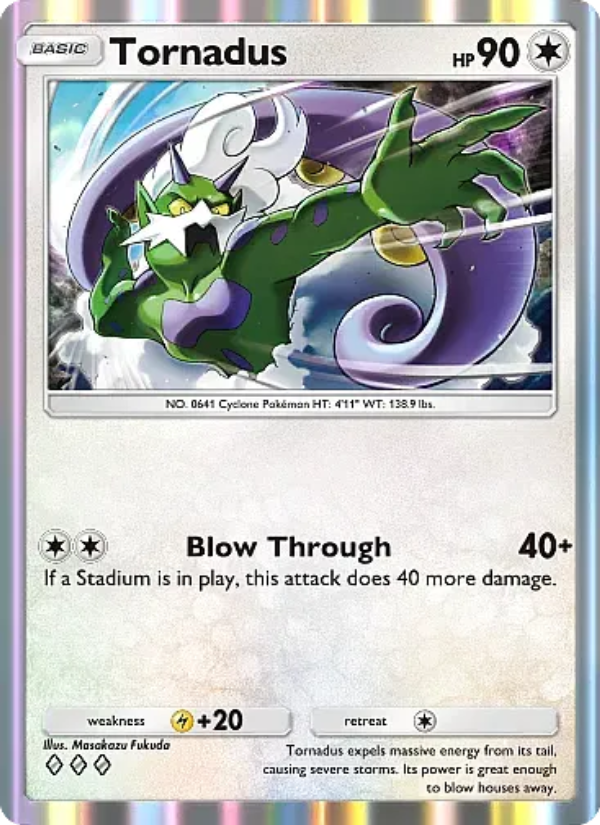 Tornadus - Pokémon TCG Card