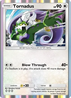 Tornadus - pokemon TCG Card
