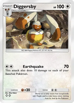 Diggersby - pokemon TCG Card