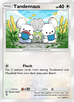 Tandemaus - pokemon TCG Card