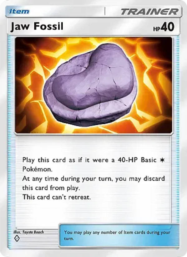 Jaw Fossil - Pokémon TCG Card