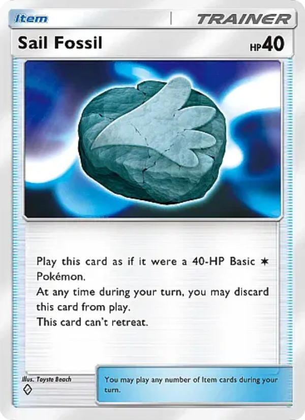 Sail Fossil - Pokémon TCG Card