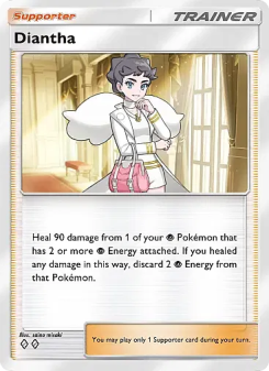 Diantha - pokemon TCG Card