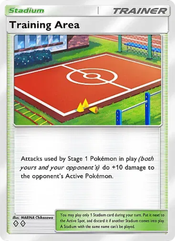 Training Area - Pokémon TCG Card