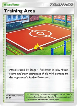 Training Area - pokemon TCG Card