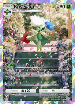 Roserade - pokemon TCG Card