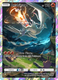 Reshiram - pokemon TCG Card