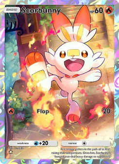 Scorbunny - pokemon TCG Card