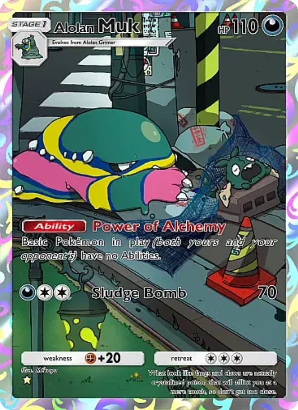 Alolan Muk - Pokémon TCG Card