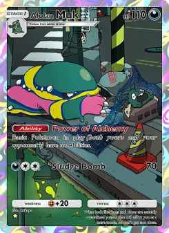 Alolan Muk - pokemon TCG Card