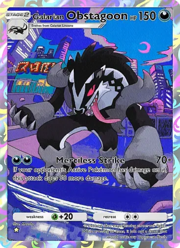Galarian Obstagoon - Pokémon TCG Card