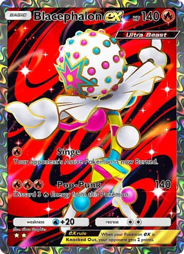 Blacephalon ex - Pokémon TCG Card