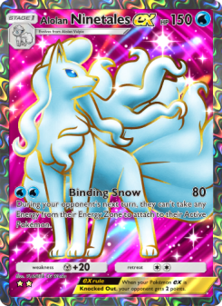 Alolan Ninetales ex - pokemon TCG Card