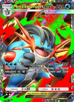 Mega Swampert ex - pokemon TCG Card