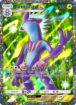 Toxtricity ex - pokemon TCG Card