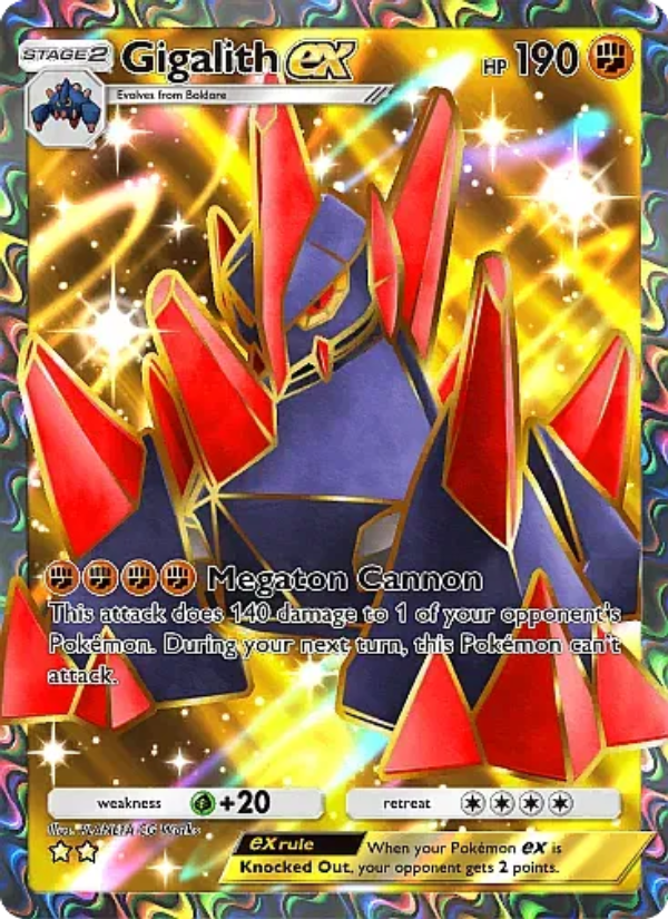 Gigalith ex - Pokémon TCG Card