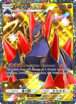 Gigalith ex - pokemon TCG Card