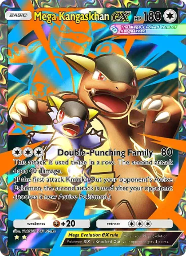 Mega Kangaskhan ex - Pokémon TCG Card