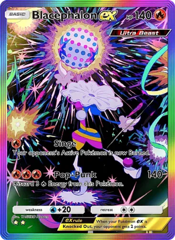 Blacephalon ex - Pokémon TCG Card