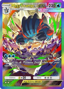 Mega Swampert ex - pokemon TCG Card