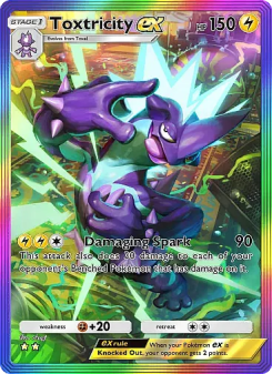 Toxtricity ex - pokemon TCG Card