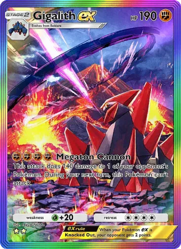 Gigalith ex - Pokémon TCG Card