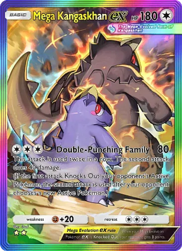 Mega Kangaskhan ex - Pokémon TCG Card