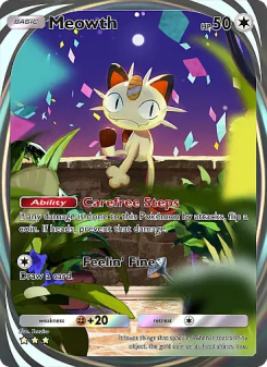 Meowth - pokemon TCG Card