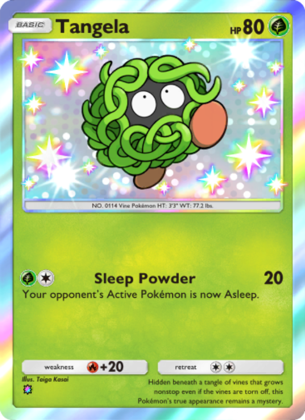 Tangela - Pokémon TCG Card