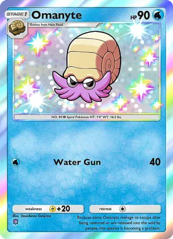 Omanyte - Pokémon TCG Card